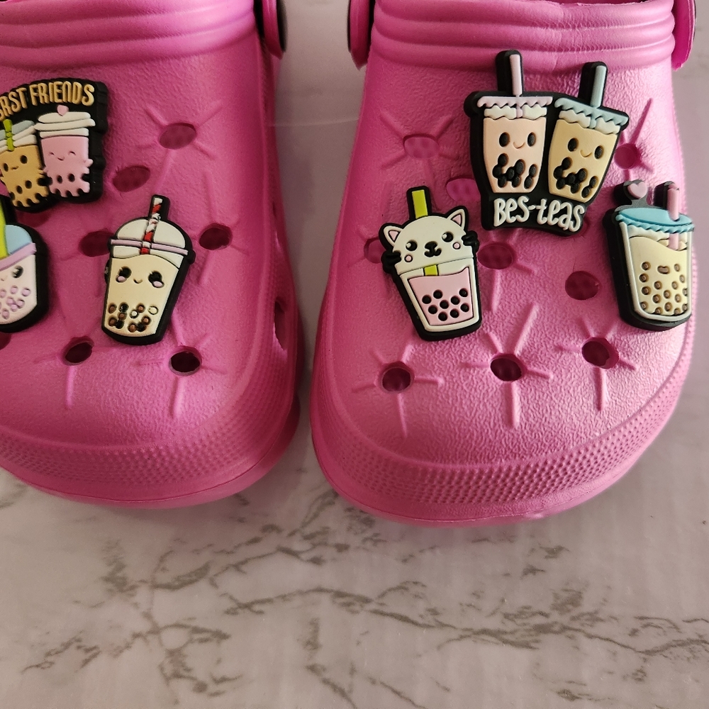Boba Croc Charms | Bubble Tea Shoe Charm | Croc Accessories Funny - Picture 4 of 5
